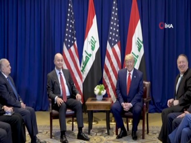 Irak Cumhurbaşkanı Salih, Trump'la Görüştü