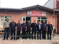 FELAKET - Başkan Akkaya'dan İtfayecilere Ziyaret