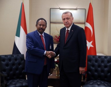 Cumhurbaşkanı Erdoğan, Sudan Başbakanı Abdallah Hamdok İle Görüştü
