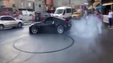 (Özel) İstanbul'da Cadde Ve Sokaklarda 'Drift' Terörü Kamerada