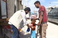 İNSANI YARDıM VAKFı - Suriyelilere Et Dağıtımı Yapıldı