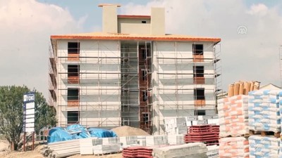 Denizli'de Depremzedeler İçin Konut Yapımı Sürüyor