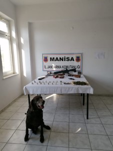 Jandarmadan Narko Köpekli Uyuşturucu Operasyonu Açıklaması 5 Gözaltı