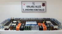 KAÇAK ŞARAP - Kırklareli'nde 191 Litre Kaçak İçki İle 150 Paket Sigara Ele Geçirildi
