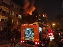 Maltepe'de Çatı Yangını Korkuttu
