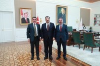 EKREM ÇELEBİ - Rektör Karabulut, Sağlık Bakanı Fahrettin Koca'yı Ziyaret Etti