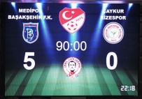 Süper Lig Açıklaması Medipol Başakşehir Açıklaması 5 - Çaykur Rizespor Açıklaması 0 (Maç Sonucu)