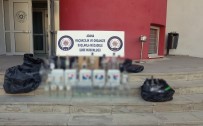 İÇKİ ŞİŞESİ - Adana'da Kaçak Sigara Ve İçki Operasyonu