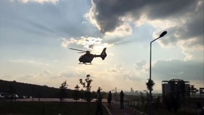 Ambulans Helikopter Yaşlı Hasta İçin Havalandı