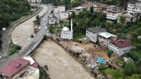 KÜÇÜKKÖY - Artvin'in Borçka İlçesindeki Sel Bölgesi Havadan Görüntülendi
