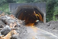 Borçka'da Taşan Dere Tüneli Kapattı Haberi