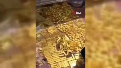 Başkanın evinde 13.5 ton altın bulundu
