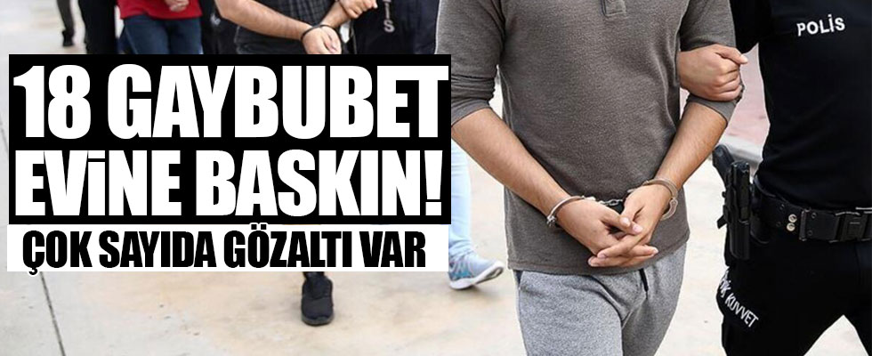 İstanbul'da FETÖ'nün 18 gaybubet evine operasyon: 12 kişi yakalandı