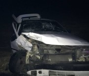 ALPULLU - Tekirdağ'da Otomobiller Kafa Kafaya Çarpıştı Açıklaması 4 Yaralı