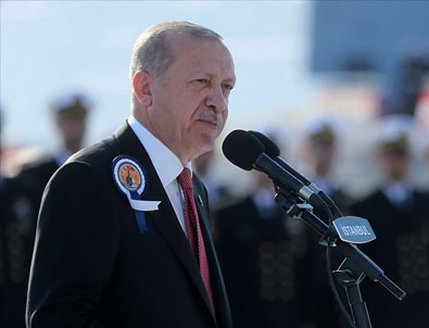 Cumhurbaşkanı Erdoğan: Türkiye savaş gemisini milli imkanlarıyla tasarlayan 10 ülkeden biri