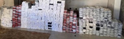 Midyat'ta 7 Bin 130 Paket Gümrük Kaçağı Sigara Ele Geçirildi