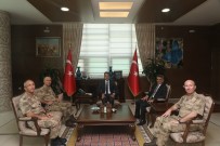 OKTAY ÇAĞATAY - Bitlis Valisi Çağatay, Tümgeneral İlbaş'ı Makamında Kabul Etti