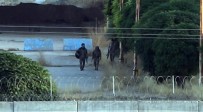 GÜVENLİ BÖLGE - (Özel) YPG'li Teröristler Sınırda Görüntülendi