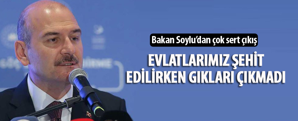 İçişleri Bakanı Soylu: Diyarbakır'da halay çekenlerin, evlatlarımız şehit edilirken gıkı çıkmadı