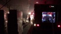 Manisa'da Fabrika Yangını