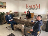 İLKAY - Vali Aktaş Ve Milletvekili Açıkgöz, KADEM'i Ziyaret Etti