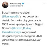 İŞ DÜNYASI - Aktaş Ve Burkay'dan Bursaspor'a Forma Desteği