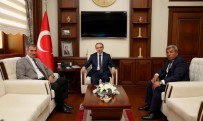 Belediye Başkanları Vali Cüneyt Epcim'i Ziyaret Etti Haberi