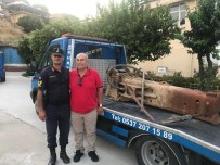 İŞ MAKİNASI - Çalınan İş Makinesi Ekipmanları Satılamadan Yakalandı