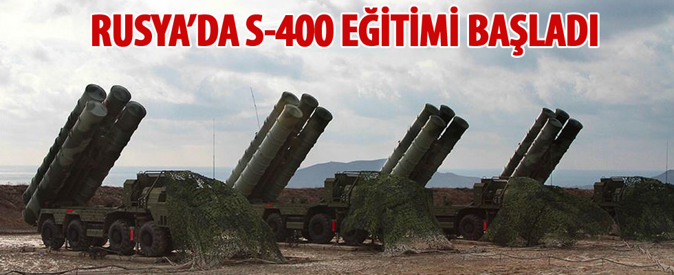 S-400 eğitimi başladı
