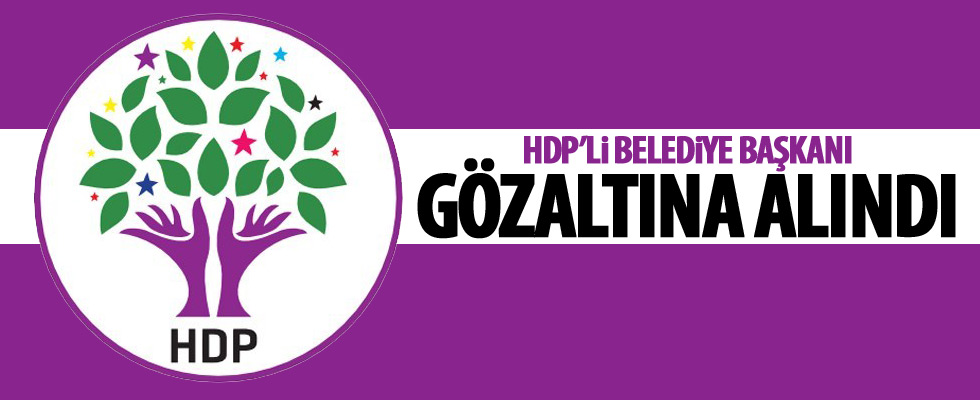 HDP'li başkan gözaltına alındı