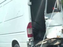 Kapısı Olmayan Minibüsün Kasasında Tehlikeli Yolculuk Kamerada Haberi