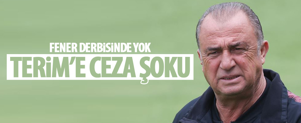 PFDK'den Fatih Terim'e 4 maç men