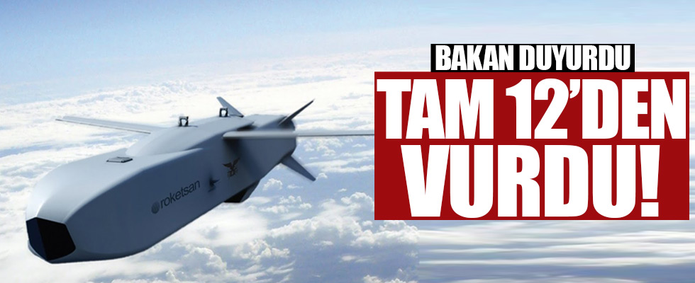 SOM-B2 hedefi başarıyla vurdu!