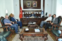 ÇUKUROVA GAZETECILER CEMIYETI - TGF Başkanı Karaca'dan Güder'e Ziyaret
