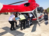 HELIKOPTER - Balıkesir'de Helikopter Ambulans Genç Hasta İçin Havalandı