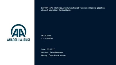 Bartın'da Uyuşturucu Operasyonu