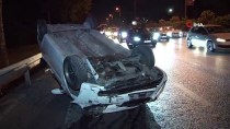 Bayrampaşa'da Otomobille Çarpışan Araç Takla Attı Açıklaması 4 Yaralı