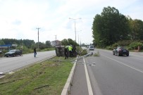 Çarşamba'da Trafik Kazası Açıklaması 1 Yaralı