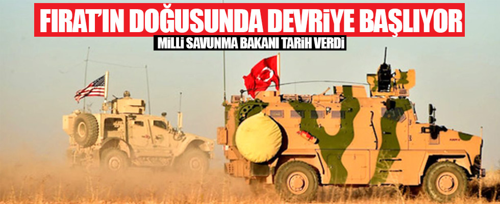 Fırat'ın doğusunda devriye başlıyor