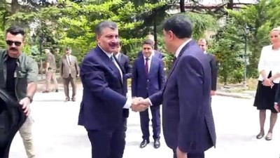 Sağlık Bakanı Koca'dan Ankara Valisi Şahin'e Ziyaret