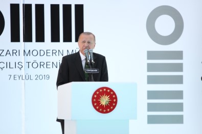 Cumhurbaşkanı Erdoğan Odunpazarı Modern Müze'nin açılışında konuştu