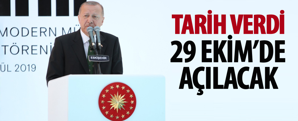 Cumhurbaşkanı Erdoğan Odunpazarı Modern Müze'nin açılışında konuştu