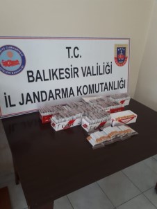 Sındırgı'da Kaçak Sigara Operasyonu