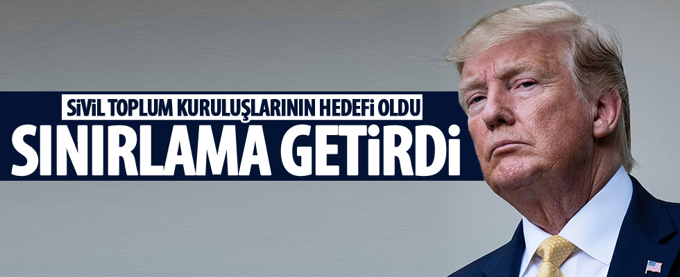 Trump'tan çok konuşulacak karar!