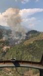 SARMAŞıK - Antalya'da Ormanlık Alanda Yangın