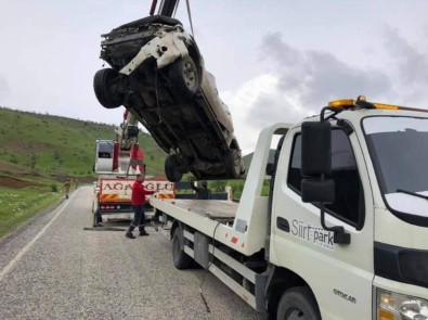 Siirt'te Trafik Kazası Açıklaması 2 Yaralı