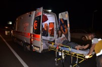 Turgutlu'da Trafik Kazası Açıklaması 3 Yaralı