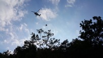 HELIKOPTER - Uludağ'ın Eteklerinde Orman Yangını