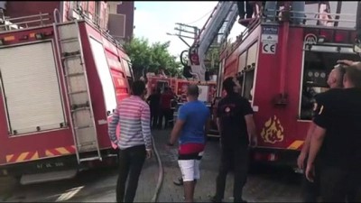 Zonguldak'ta Çatı Yangını