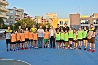 BASKETBOL KULÜBÜ - Akhisar Sokaklarında Basketbol Coşkusu Yaşandı